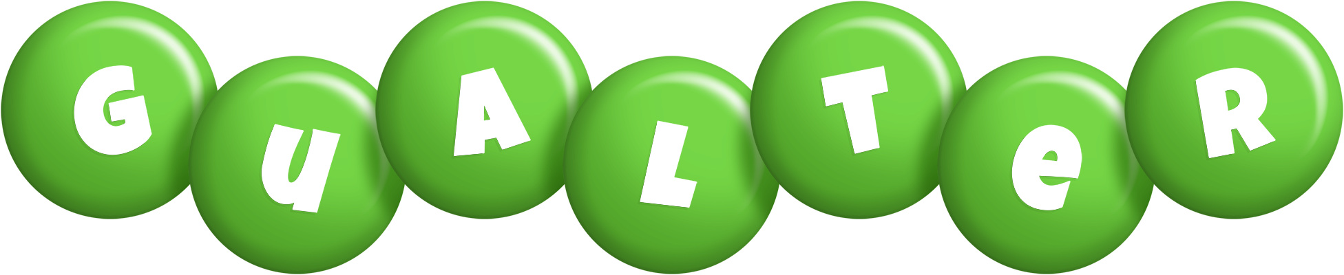 Gualter candy-green logo