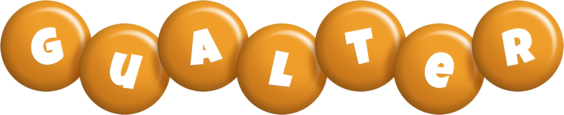 Gualter candy-orange logo