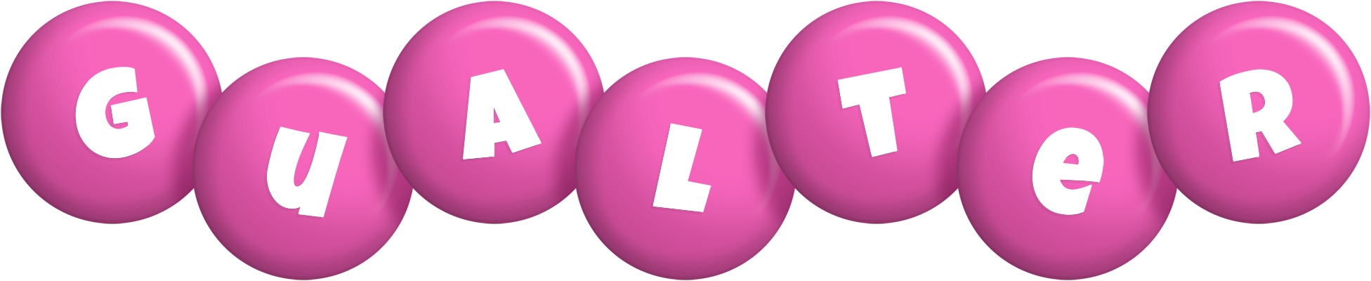 Gualter candy-pink logo