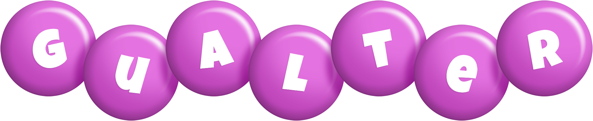 Gualter candy-purple logo