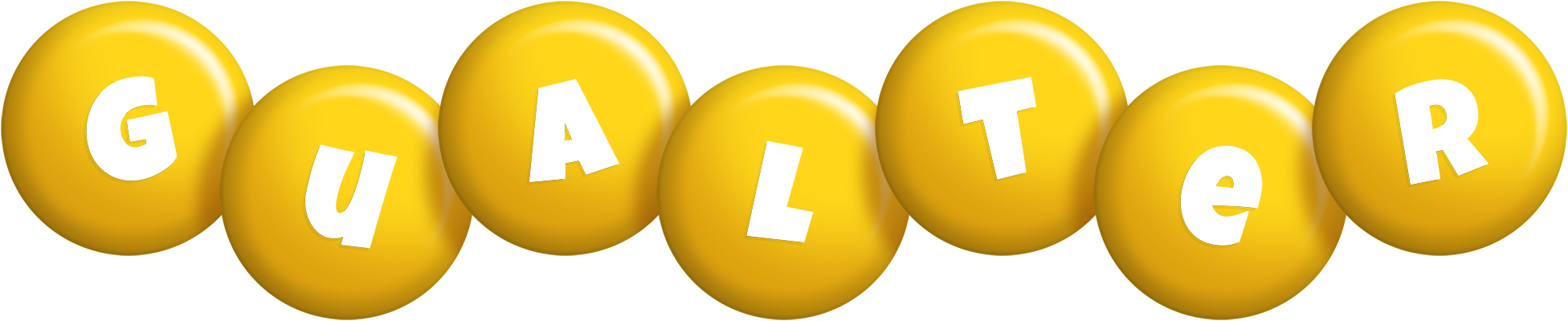 Gualter candy-yellow logo