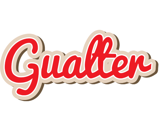 Gualter chocolate logo