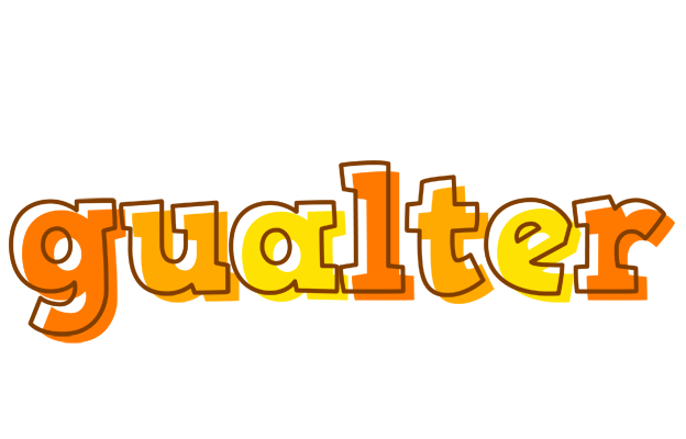 Gualter desert logo