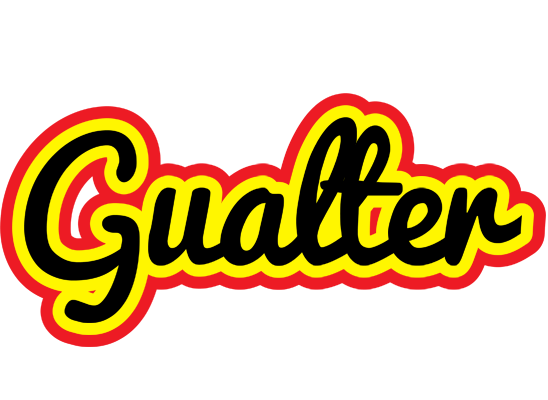 Gualter flaming logo