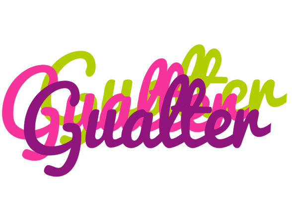 Gualter flowers logo