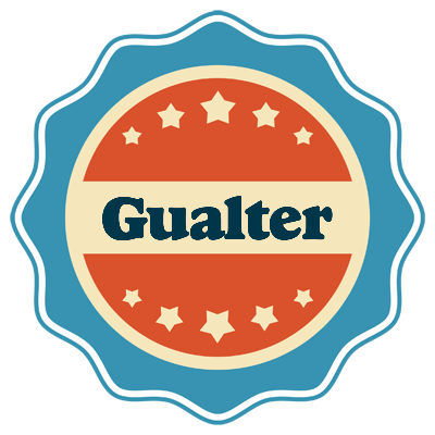 Gualter labels logo