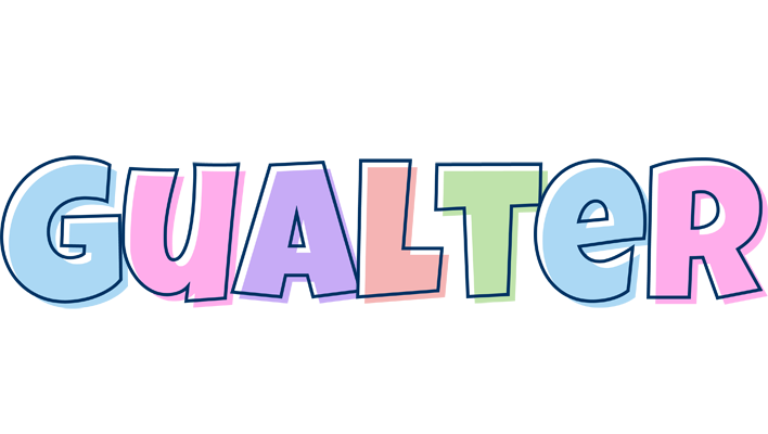 Gualter pastel logo