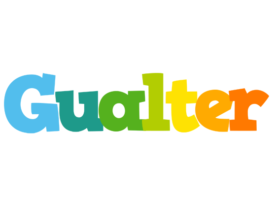 Gualter rainbows logo