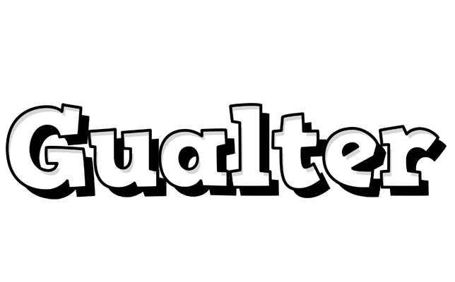 Gualter snowing logo