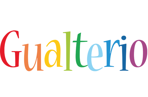 Gualterio birthday logo