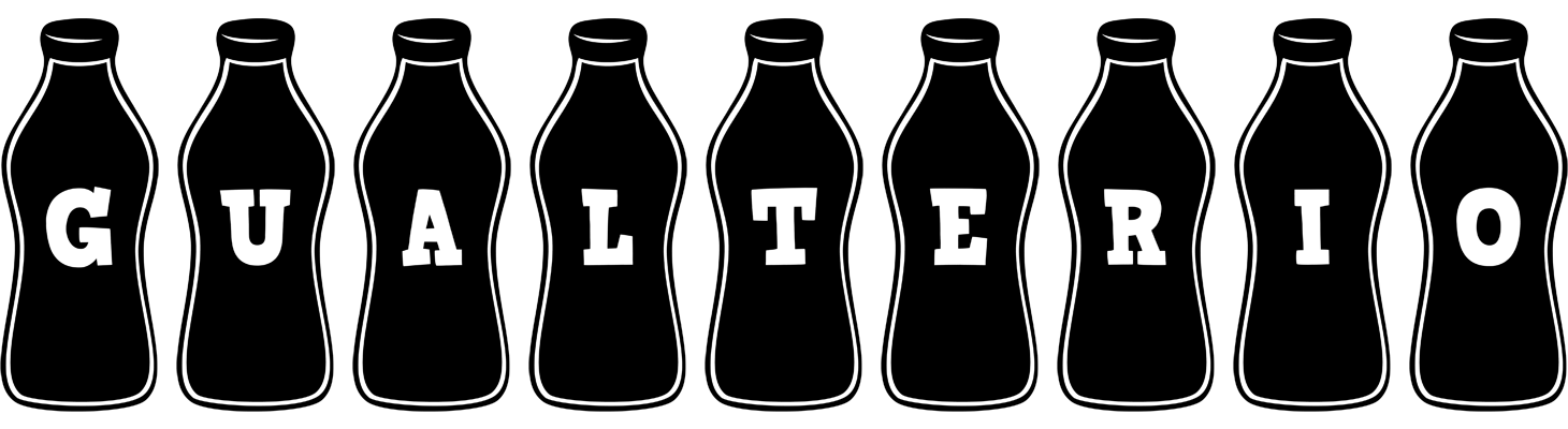 Gualterio bottle logo