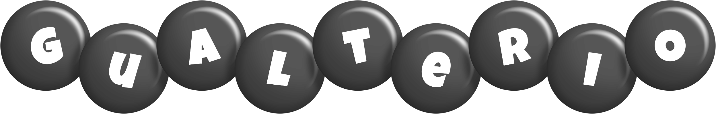 Gualterio candy-black logo
