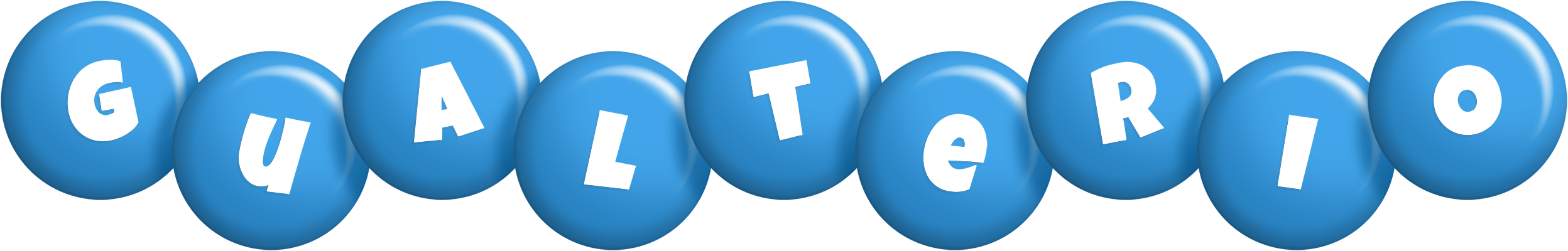 Gualterio candy-blue logo
