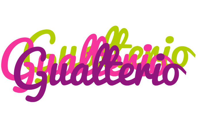 Gualterio flowers logo