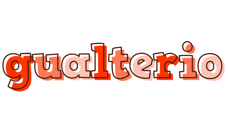 Gualterio paint logo