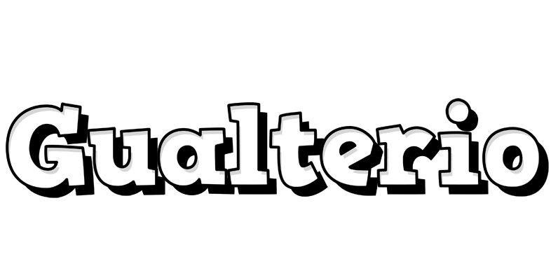 Gualterio snowing logo