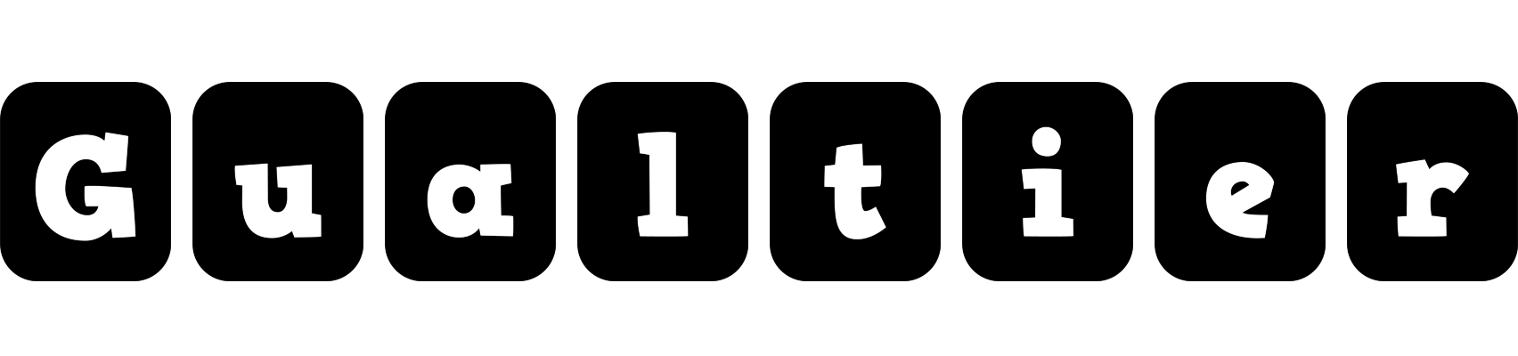 Gualtier box logo