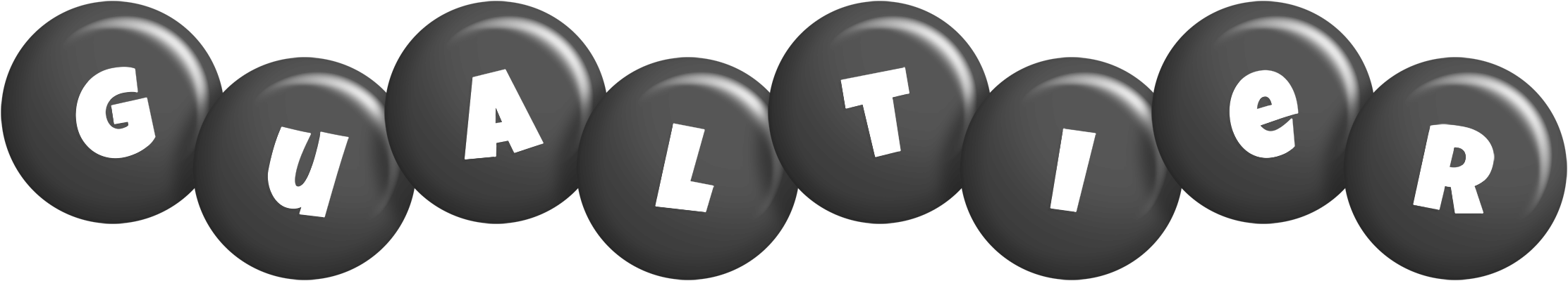 Gualtier candy-black logo