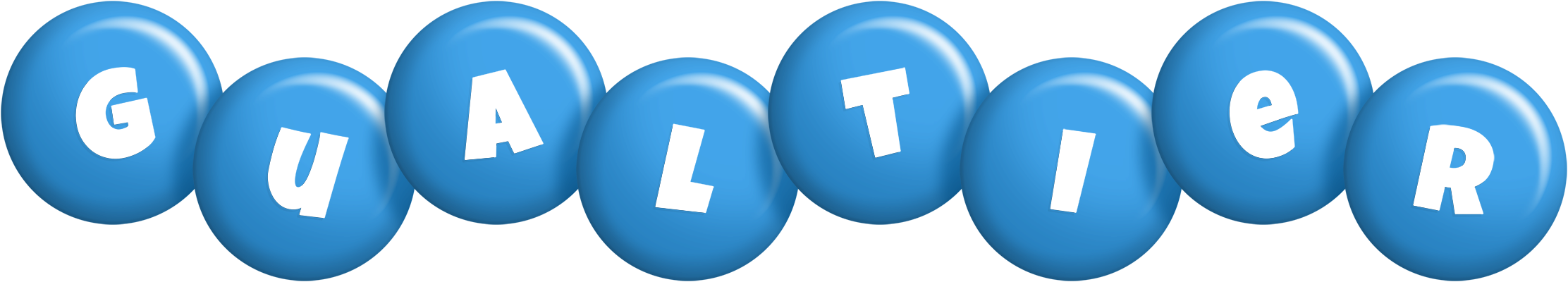 Gualtier candy-blue logo