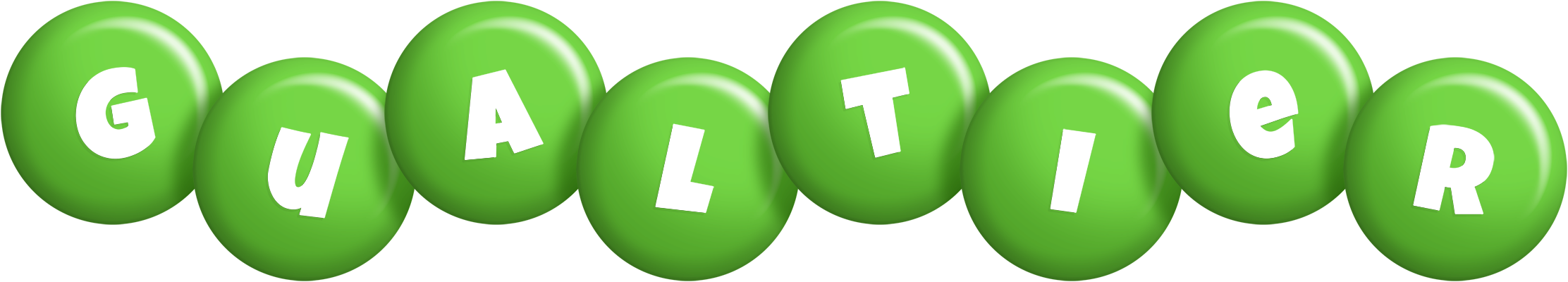 Gualtier candy-green logo