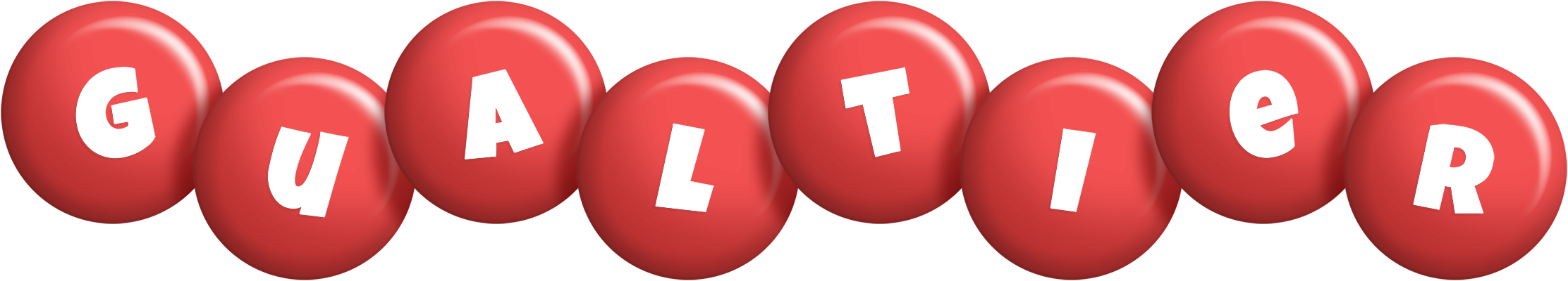 Gualtier candy-red logo