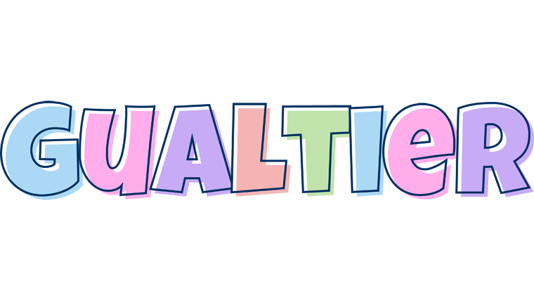 Gualtier pastel logo