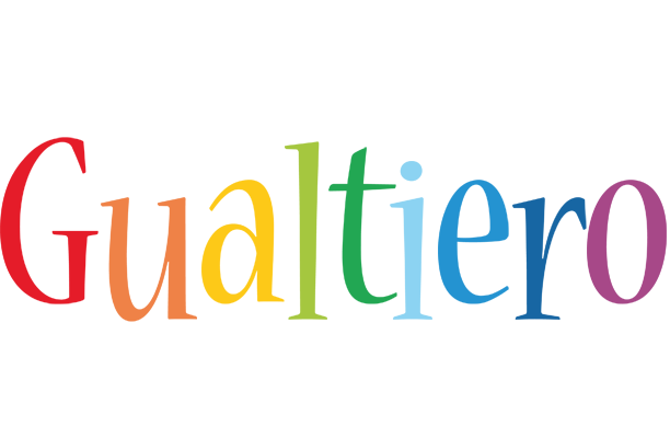 Gualtiero birthday logo