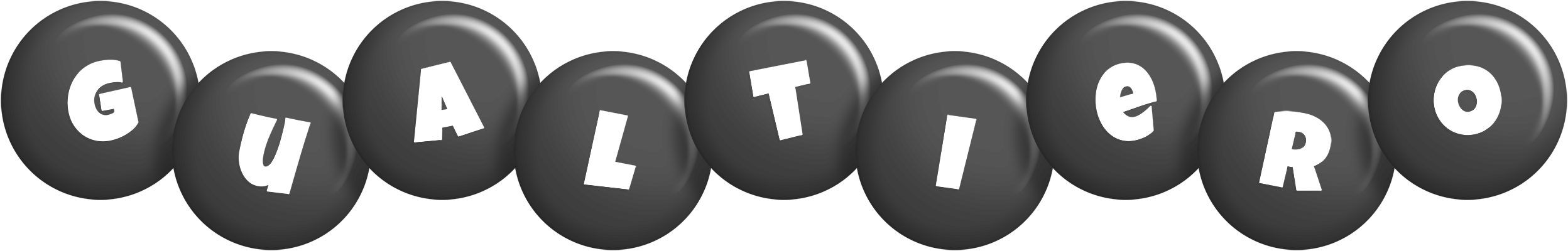 Gualtiero candy-black logo