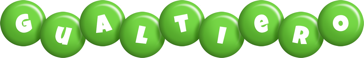 Gualtiero candy-green logo