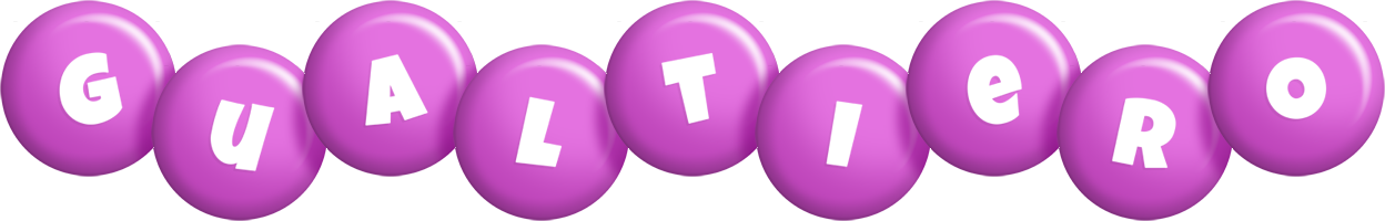 Gualtiero candy-purple logo