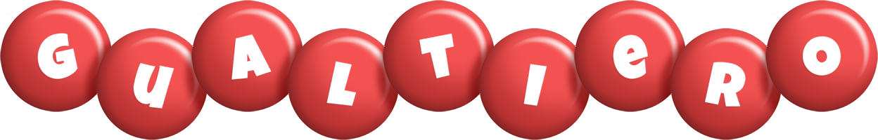 Gualtiero candy-red logo