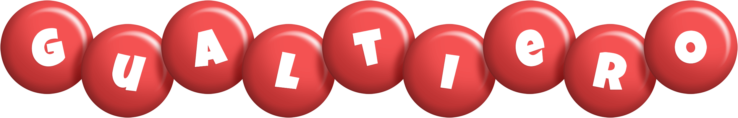Gualtiero candy-red logo