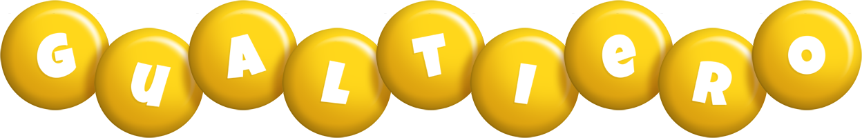 Gualtiero candy-yellow logo