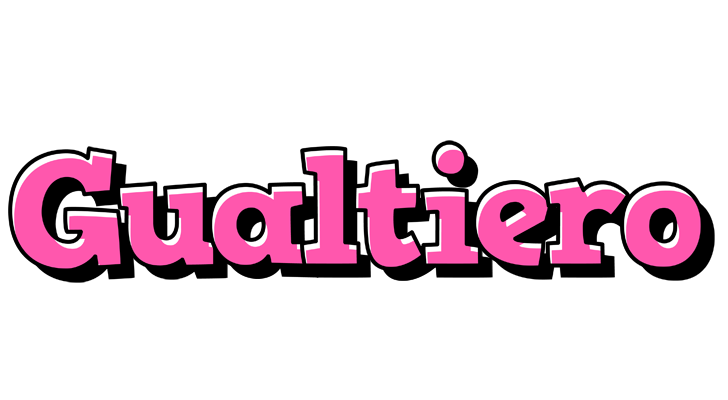 Gualtiero girlish logo