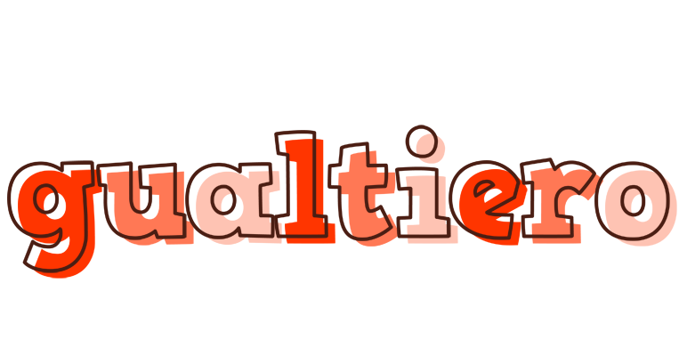 Gualtiero paint logo