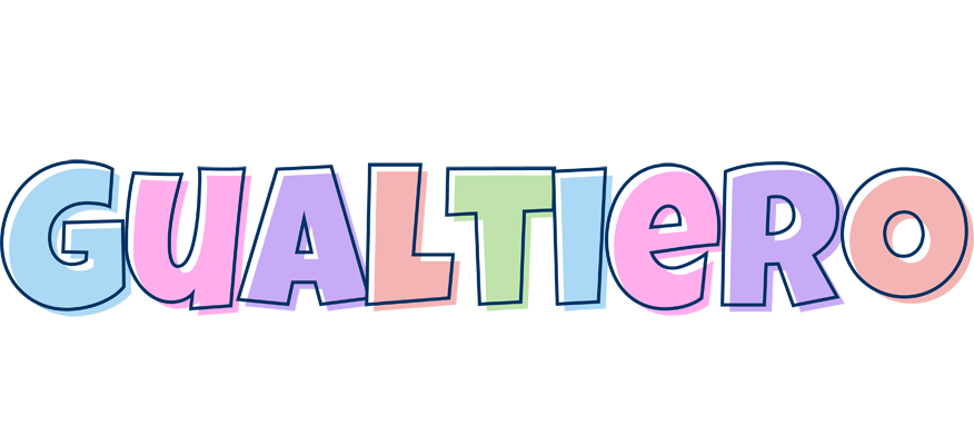 Gualtiero pastel logo