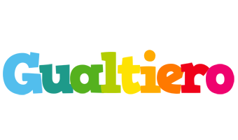 Gualtiero rainbows logo
