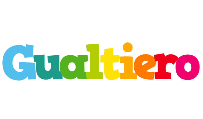 Gualtiero rainbows logo