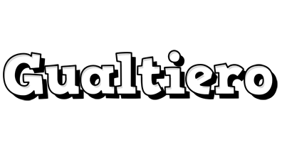 Gualtiero snowing logo