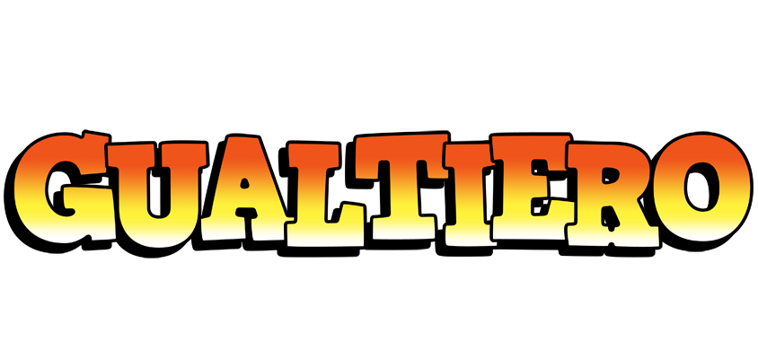 Gualtiero sunset logo