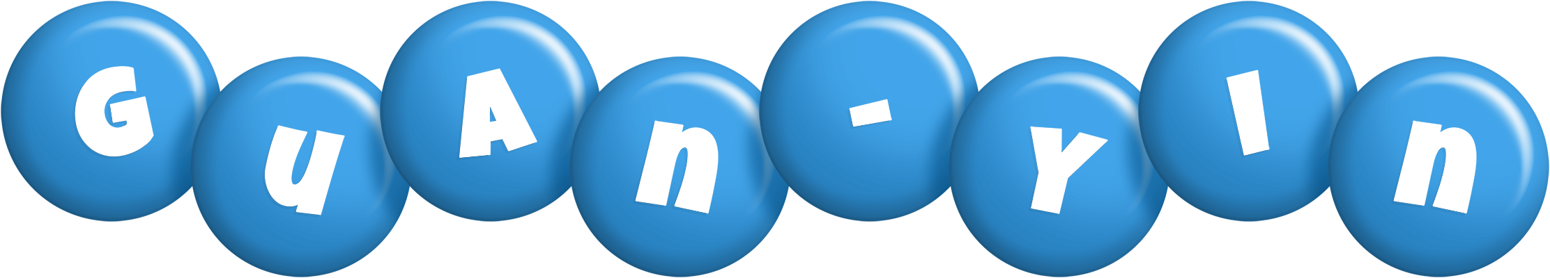 Guan-Yin candy-blue logo