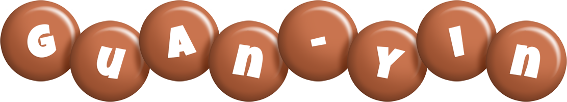 Guan-Yin candy-brown logo