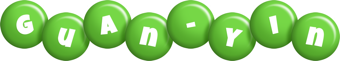 Guan-Yin candy-green logo