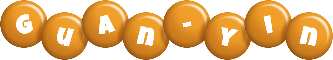 Guan-Yin candy-orange logo