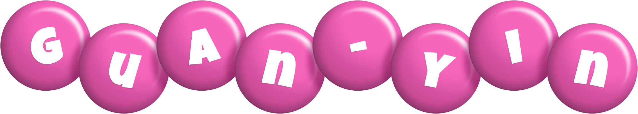 Guan-Yin candy-pink logo