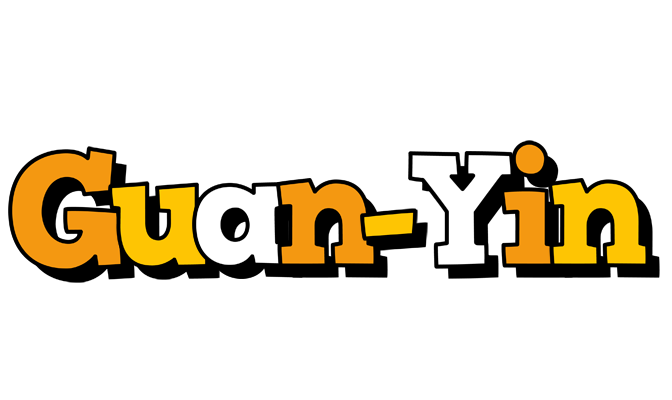 Guan-Yin cartoon logo