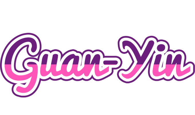 Guan-Yin cheerful logo