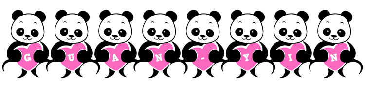 Guan-Yin love-panda logo