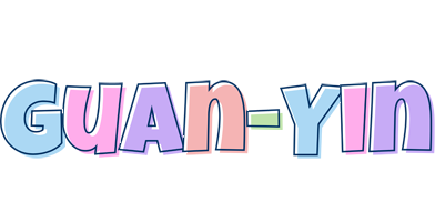 Guan-Yin pastel logo