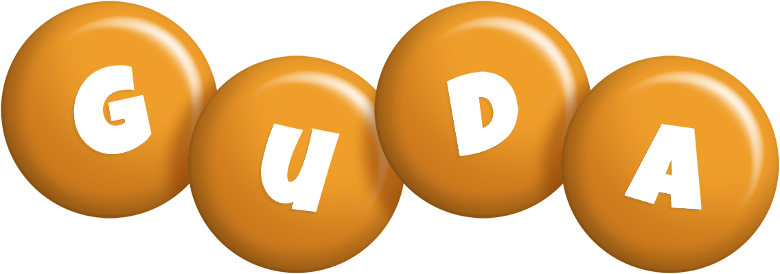 Guda candy-orange logo
